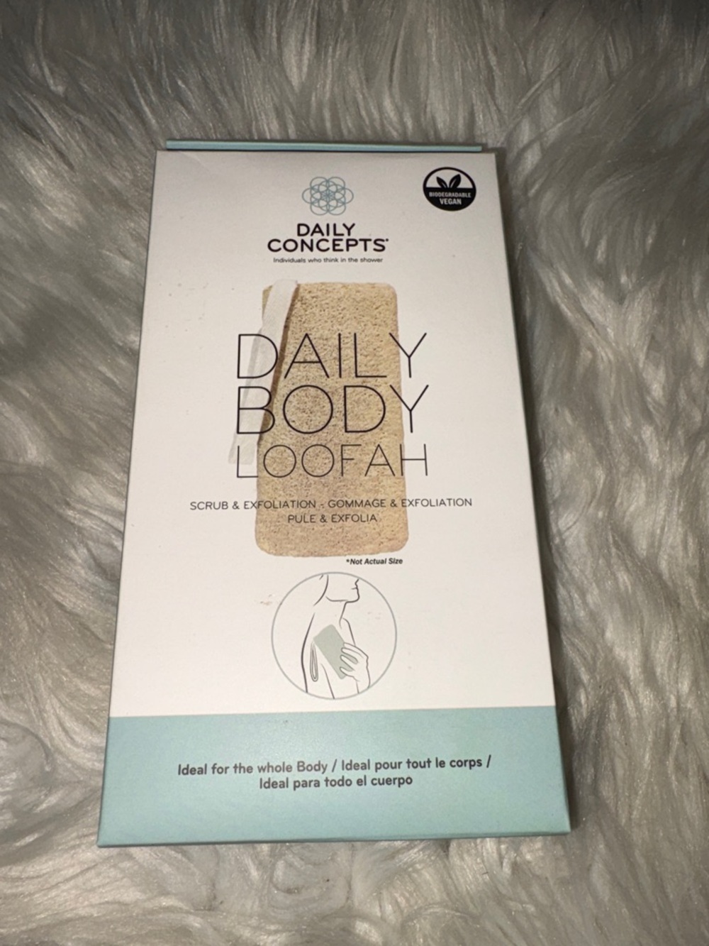 Daily Concepts Daily Body Loofah - Beige Exfoliating Scrub